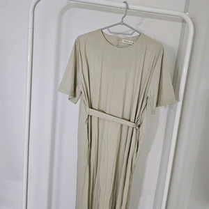 오브더나인 바스락 벨트 롱원피스