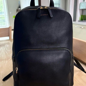 빈폴 애니백팩.천연소가죽(블랙.정품