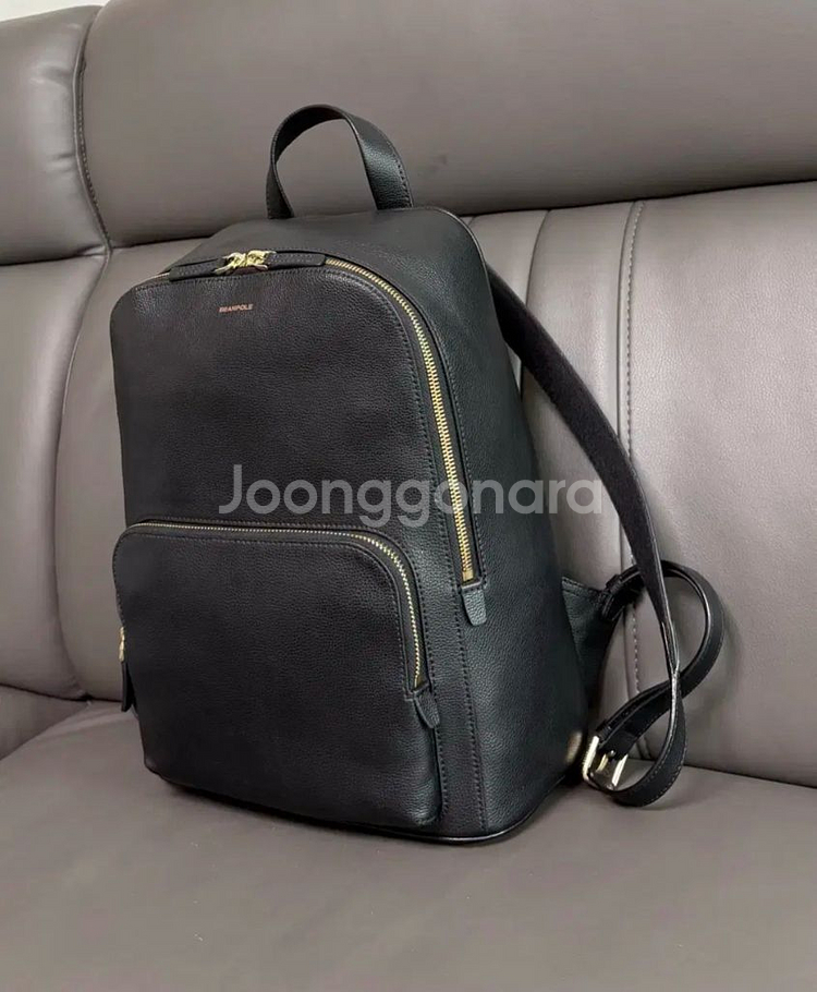 빈폴 애니백팩.천연소가죽(블랙.정품--2