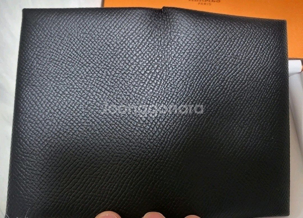 에르메스 칼비 카드지갑 카드홀더 누아 (블랙)--4