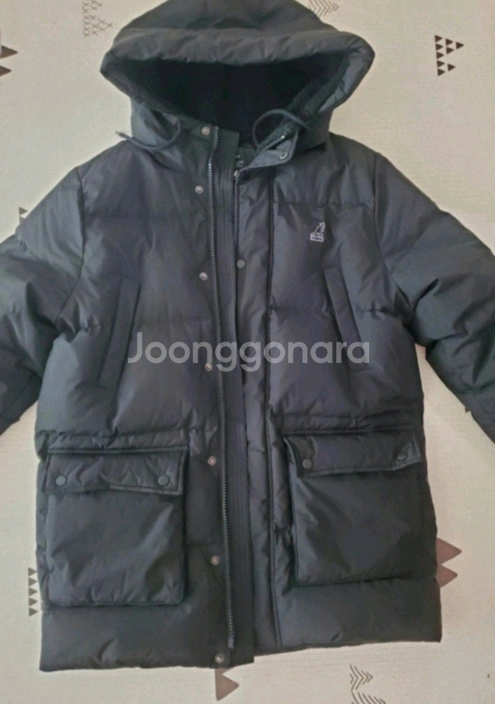 캉골 다운 패딩 블랙--0