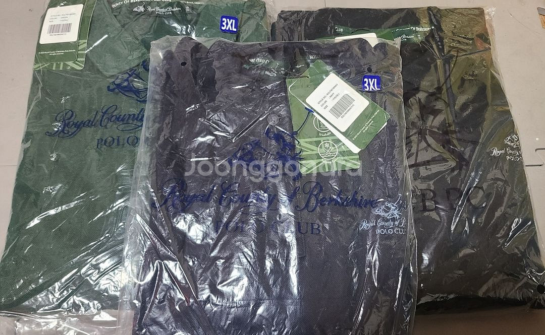 폴로 클럽 남성 긴팔 티셔츠 3XL 3종--1