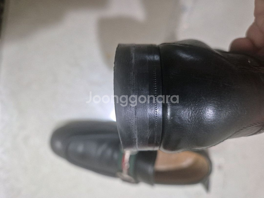 구찌 홀스빗 로퍼 블랙 41사이즈--4