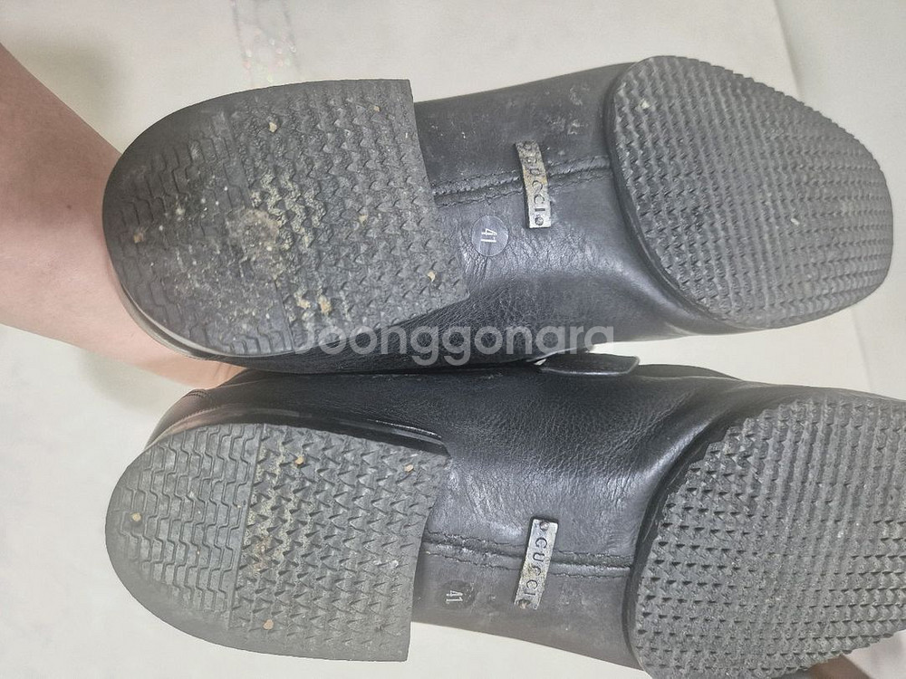 구찌 홀스빗 로퍼 블랙 41사이즈--3