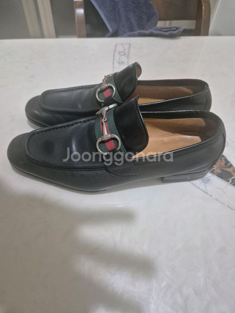 구찌 홀스빗 로퍼 블랙 41사이즈--5