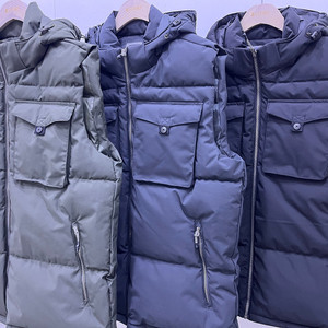 패딩 후드베스트