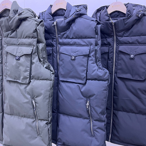 패딩 후드베스트