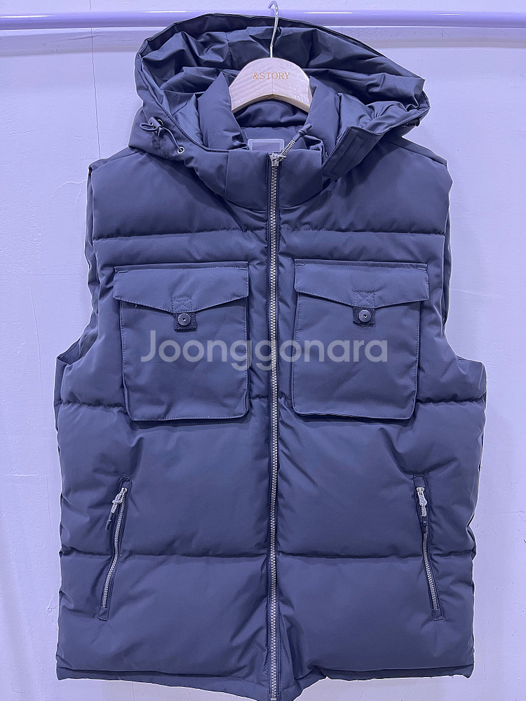 패딩 후드베스트--2