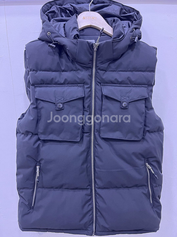패딩 후드베스트--3