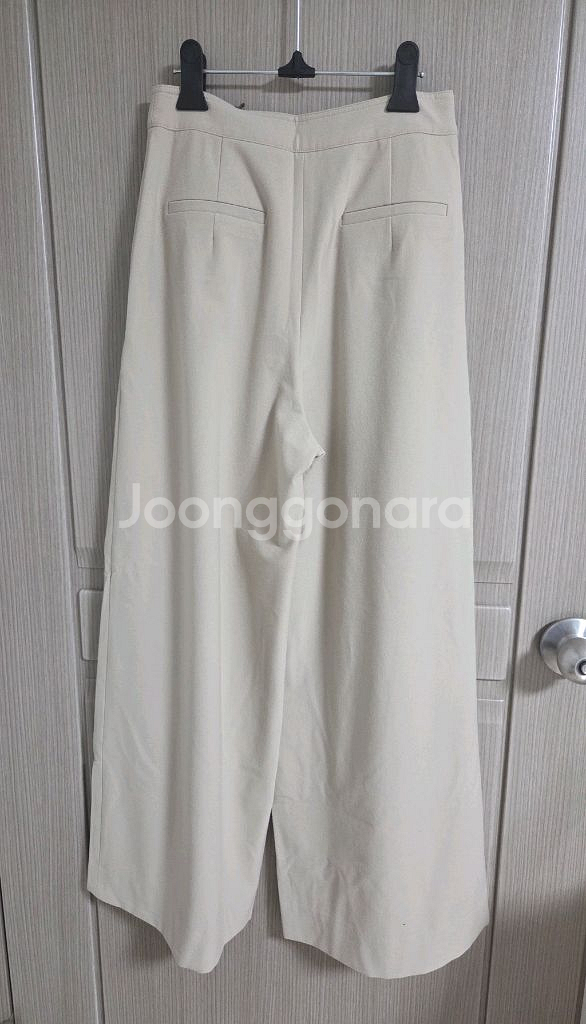 타임 투턱 와이드 팬츠44 랑방 마인 더캐시미어 시스템--6