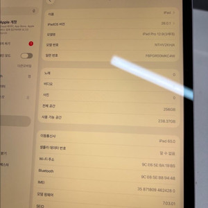아이패드프로12.9 3세대 128 wifi 스그