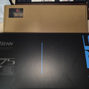 큐센 A75 + HG 화이트 유무선 키보드 판매