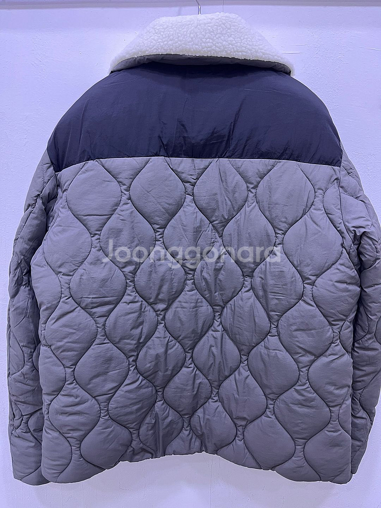 버팔로 양털배색 패딩점퍼 (웰론소재)--3