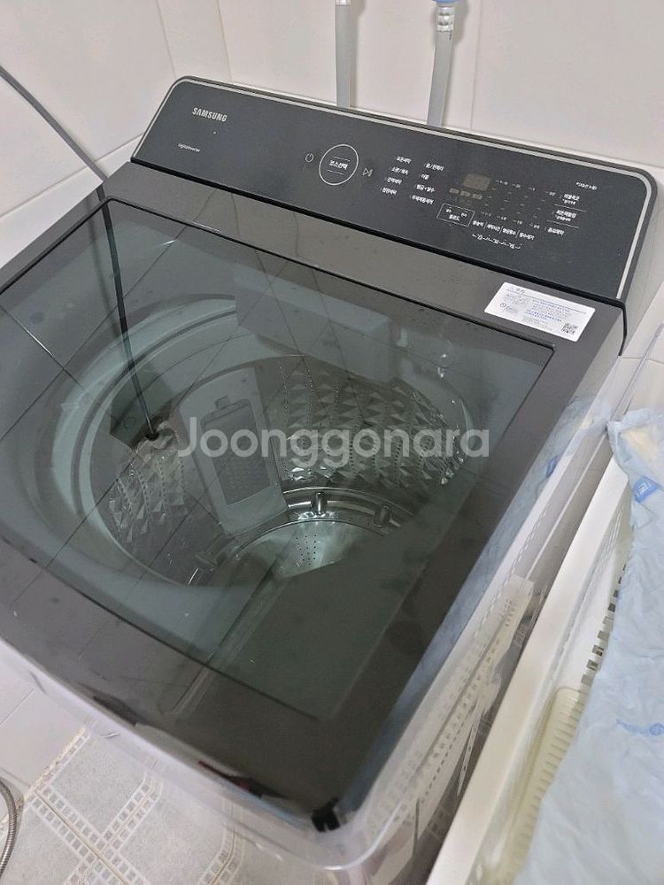 삼성통돌이 버블 세탁기 14kg (4개월 사용 새제품)--0