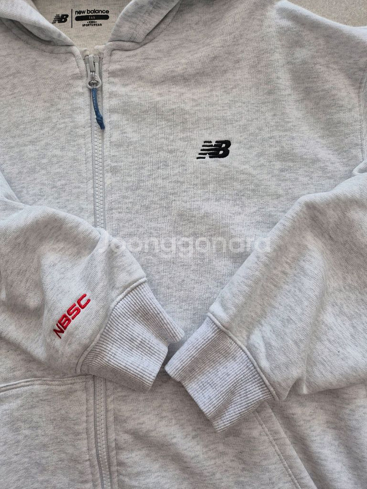 뉴발란스키즈 후드집업 165호--5