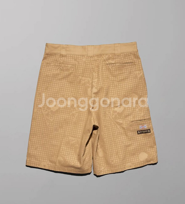 L) 디키즈 X 마스터마인드 워크쇼츠 카멜--1