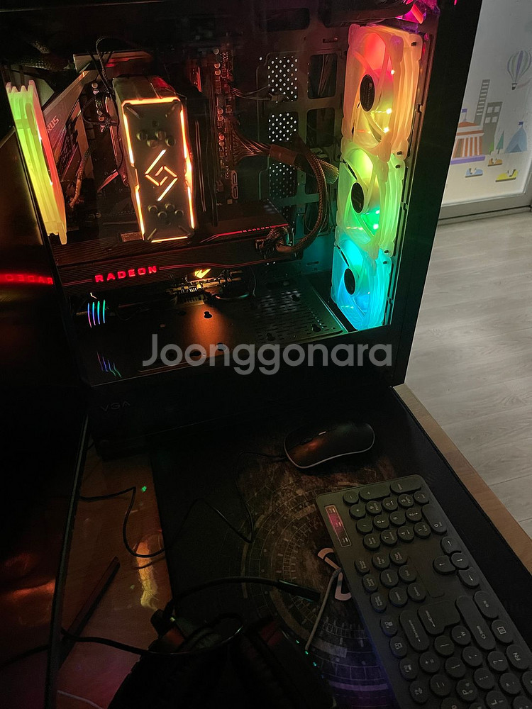 라이젠 3600 RX 5700XT 본체+200Hz모니터--1