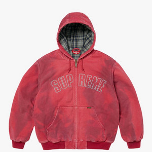 [2XL]슈프림 리플렉티브 아크 후드 워크자켓 레드