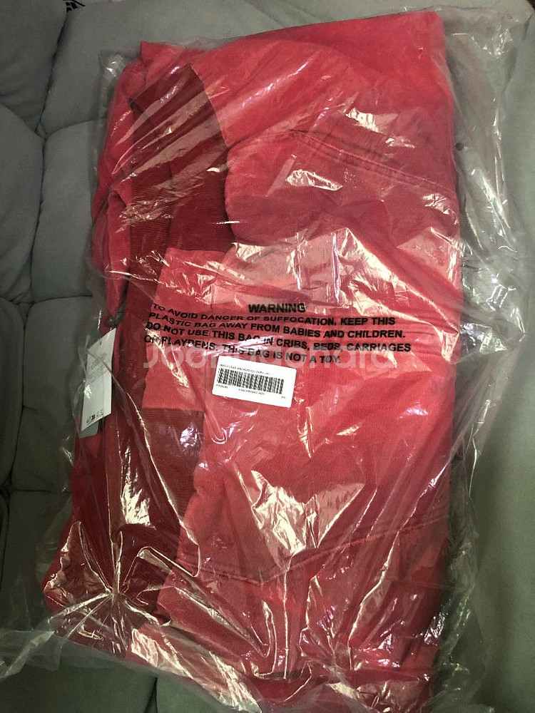 [2XL]슈프림 리플렉티브 아크 후드 워크자켓 레드--1