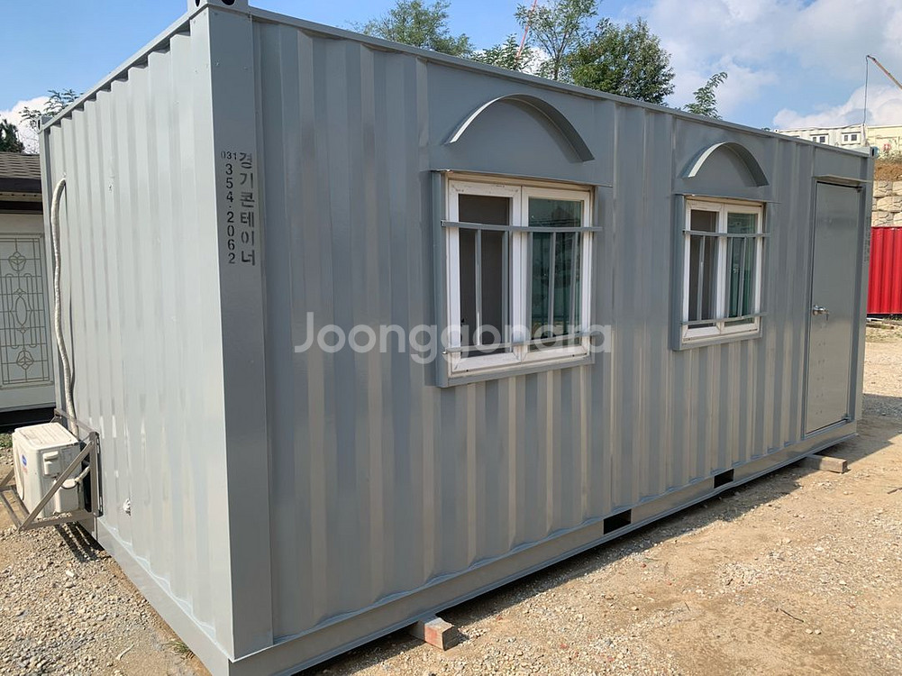 중고컨테이너 3*6 강관배관,에어컨포함--0