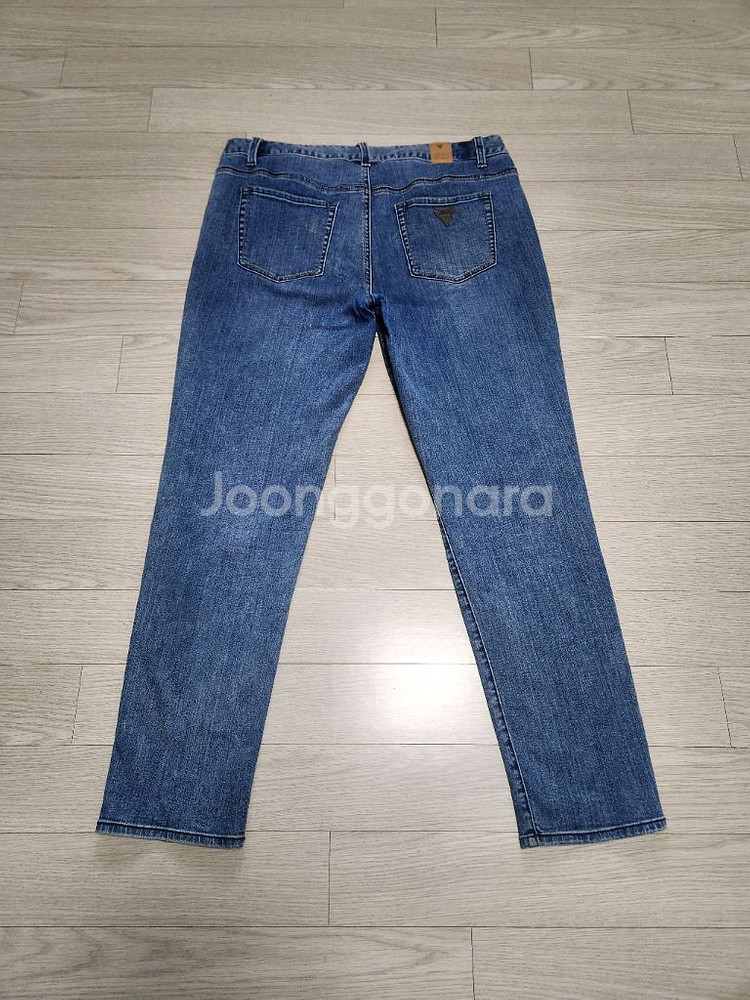(35)게스 남성 스판 데님팬츠--4