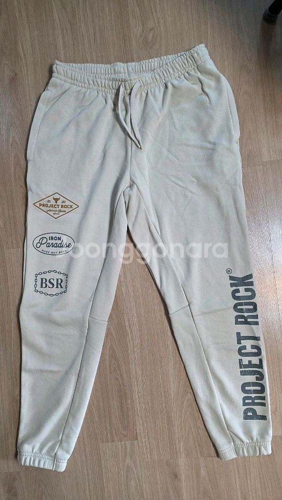 새제품 [언더아머] 프로젝트락 플리스 바지 XL/TG--0