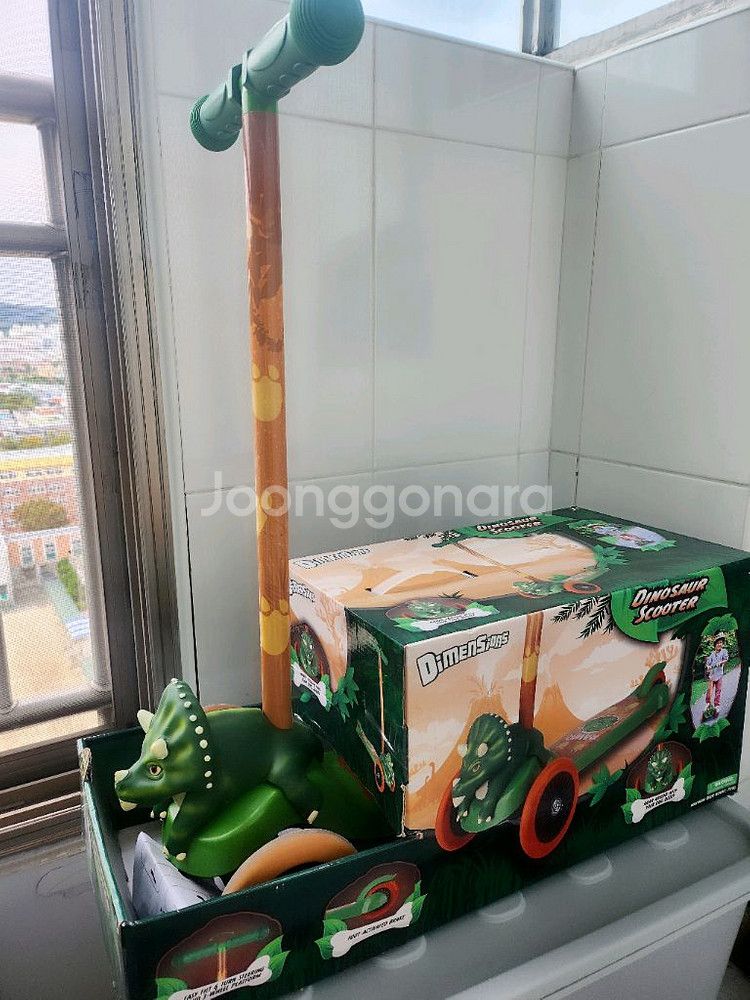 (유아동퀵보드)공룡퀵보드/공룡헤드디자인/유아퀵보드--0