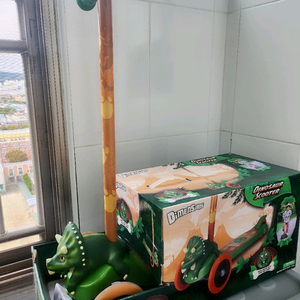 (유아동퀵보드)공룡퀵보드/공룡헤드디자인/유아퀵보드