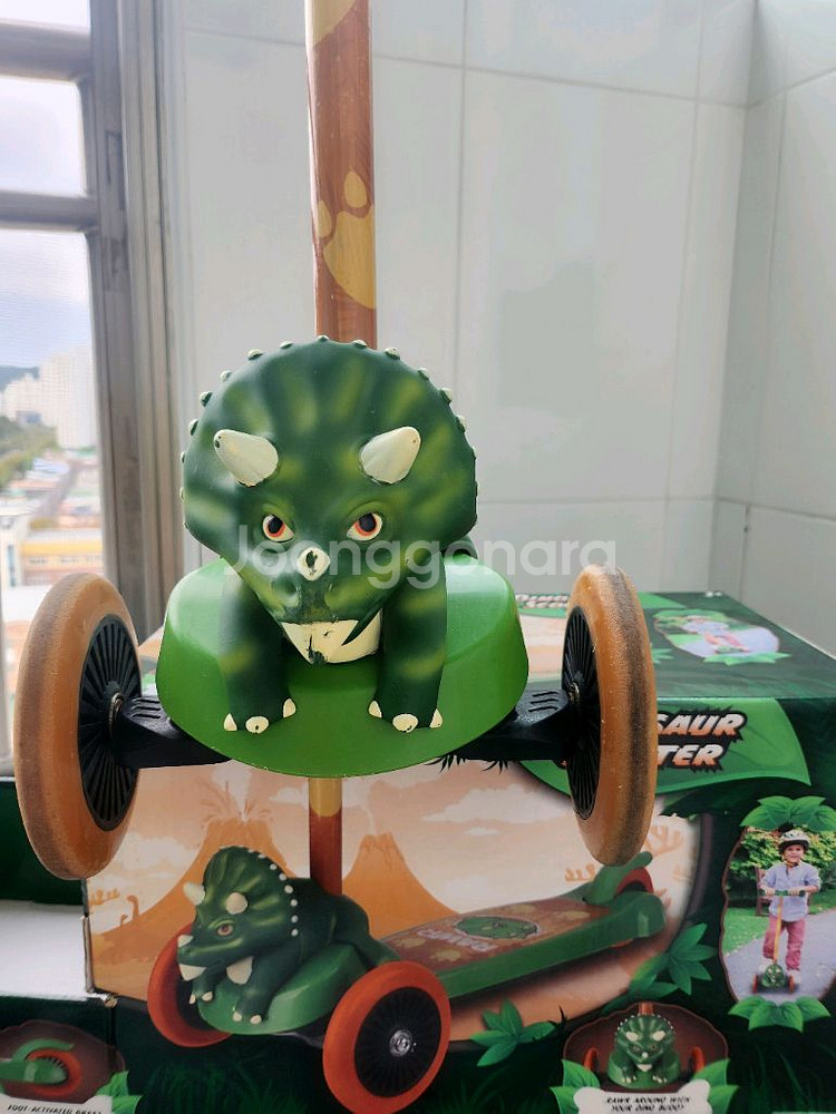 (유아동퀵보드)공룡퀵보드/공룡헤드디자인/유아퀵보드--2