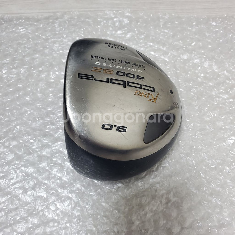 킹코브라 400SZ 드라이버 헤드 9도 골프헤드 피팅--4