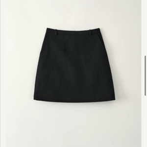 Sie 시에 헬렌 울 미니 스커트 블랙 (s) 새상품