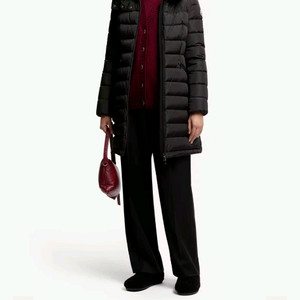 MONCLER Flammette 후드 롱 다운 재킷