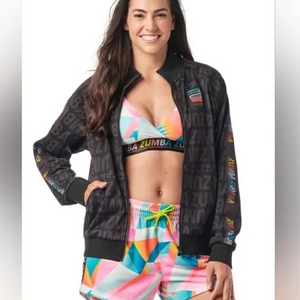 줌바웨어 트랙집업 자켓 s 새상품