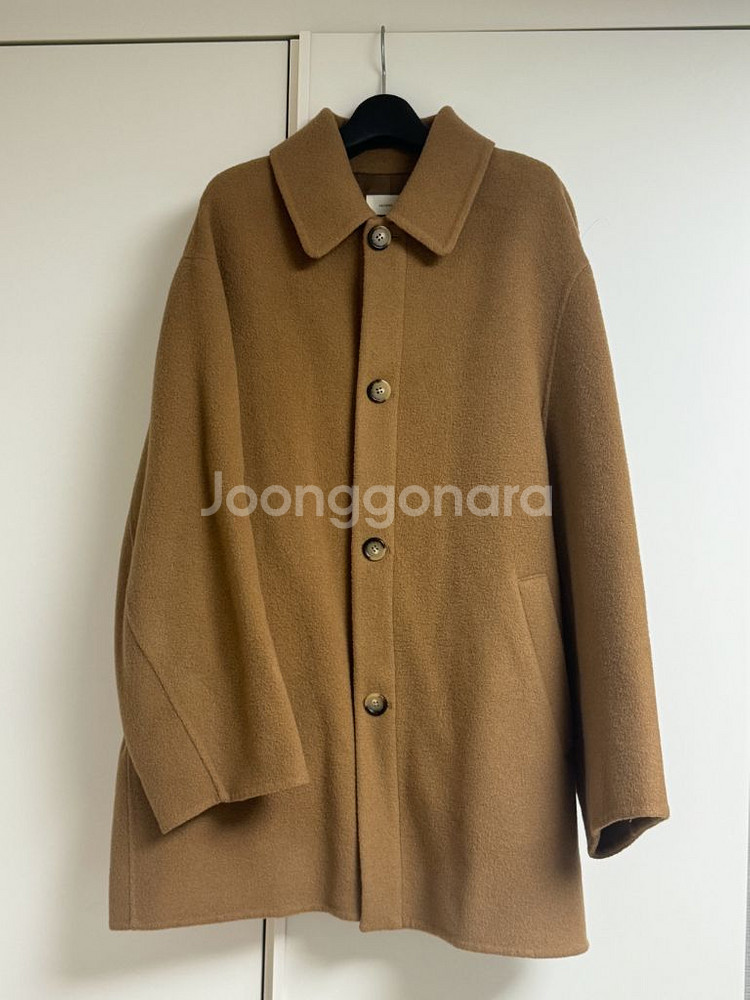 아카이브제이투유 캐시미어 하프코트 카멜--4
