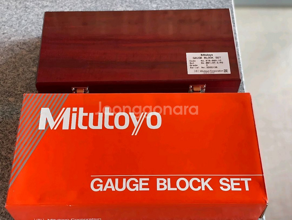 Mitutoyo GAUGE BLOCK SET 47품-2--2