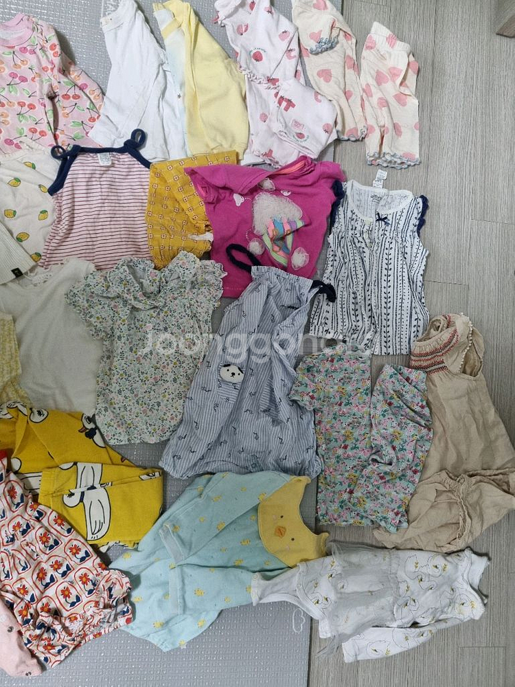 돌전후 아기옷 일괄 여아옷 80사이즈--0