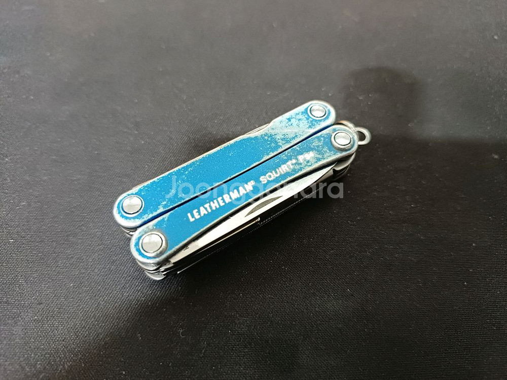 레더맨 키체인 멀티툴. 스쿼트 PS4 블루--0