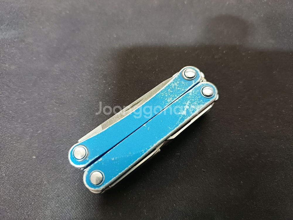 레더맨 키체인 멀티툴. 스쿼트 PS4 블루--2