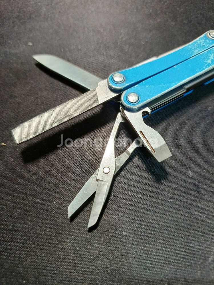 레더맨 키체인 멀티툴. 스쿼트 PS4 블루--8