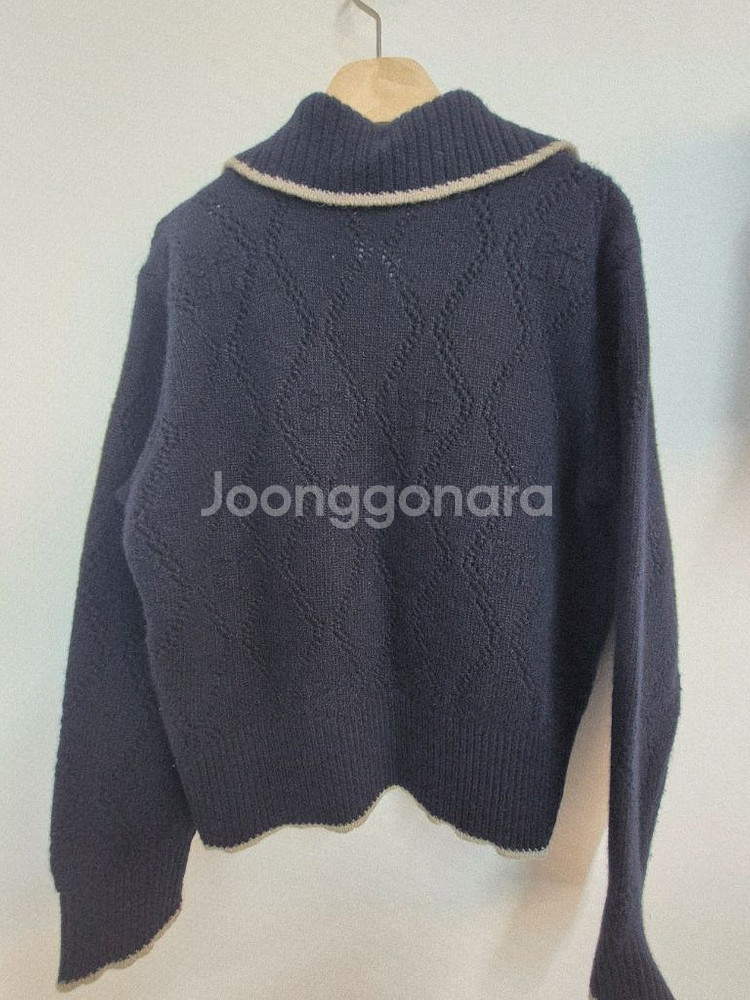 SJ SJ 모+캐시미어 카라 가디건--6