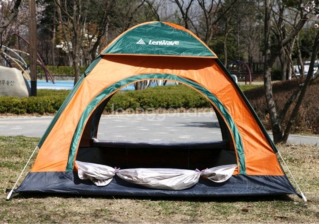 무배새원터치텐트캠퍼스텐트3인ㅡ4인양문개방방수가방35--0