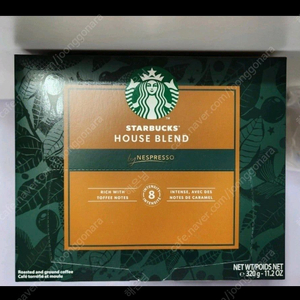 기업용캡슐 스타벅스 하우스 블렌드 네스프레소 4박스 이미지