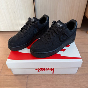 [240] 나이키 스투시 나투시 에어포스1 로우 블랙