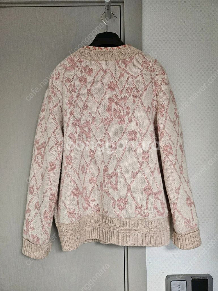 마인 글리터 크리스탈 보석 단추 가디건 타임 랑방 한섬--6