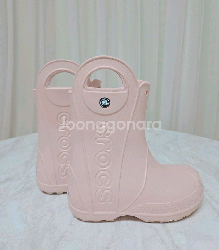 정품 크록스 키즈 핸들 레인부츠C13(190)팝니다.--1