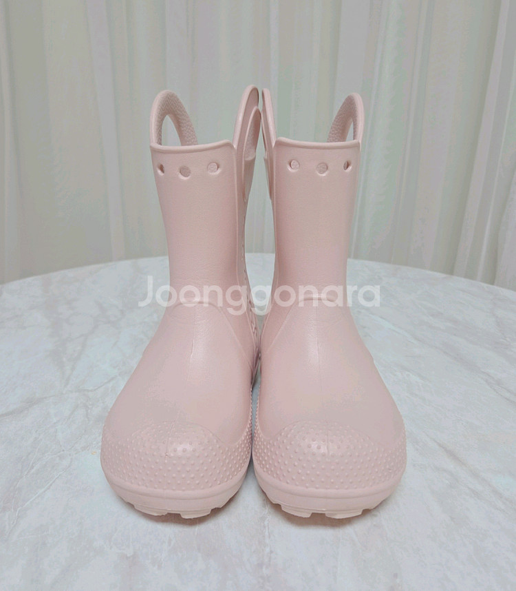 정품 크록스 키즈 핸들 레인부츠C13(190)팝니다.--2