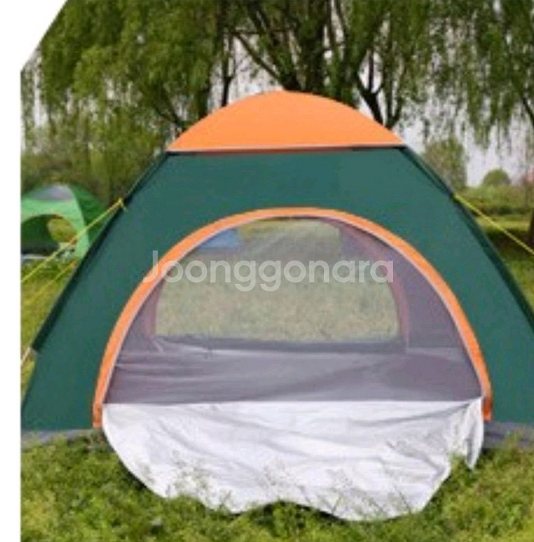 무배새원터치텐트캠핑텐트5인ㅡ6인양문개방방수가방42--1