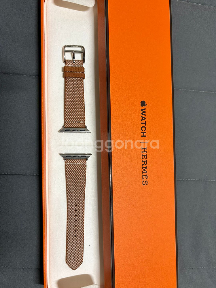 애플워치 에르메스 스트랩 투알 아쉬 골드/에크류41mm--0