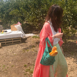 율하네 플라워 자수 로브 원피스 (미착용 새상품)