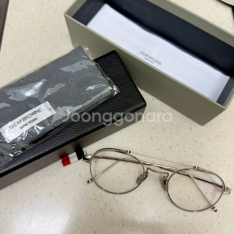 톰브라운안경 TBX912 실버골드--0